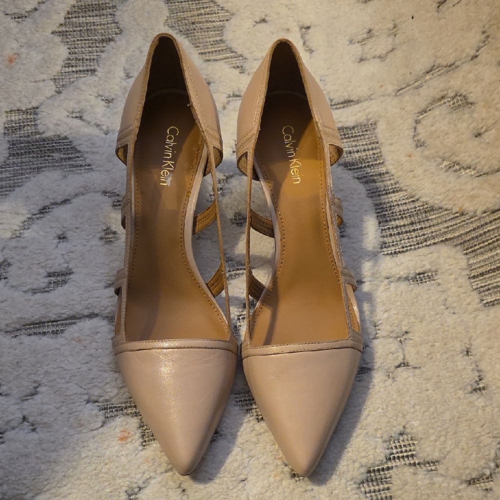 Calvin Klein Nude Heels for Women